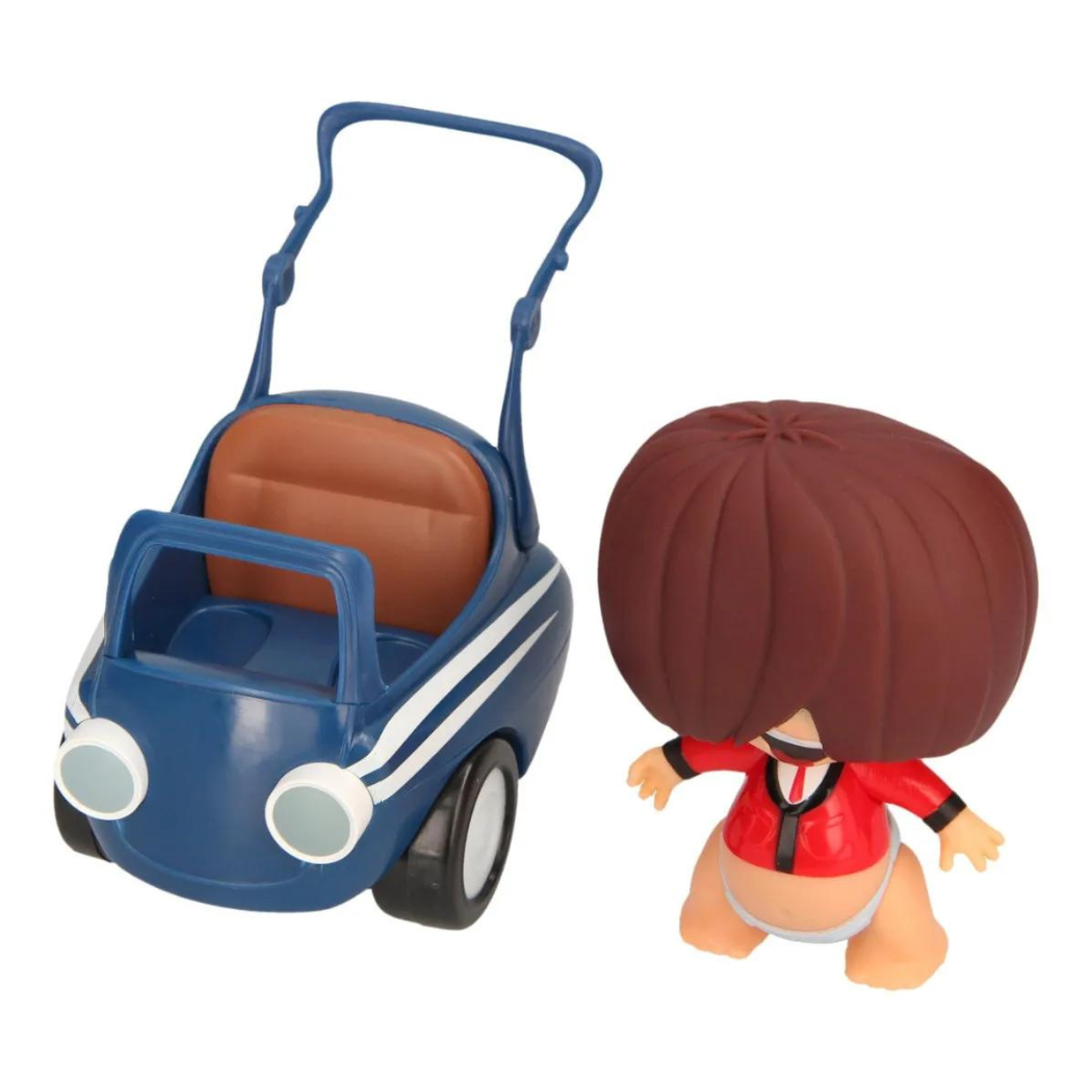 Mini Beat Power Rockers Rolling Rocker Fuz figura de coleccion y vehiculo