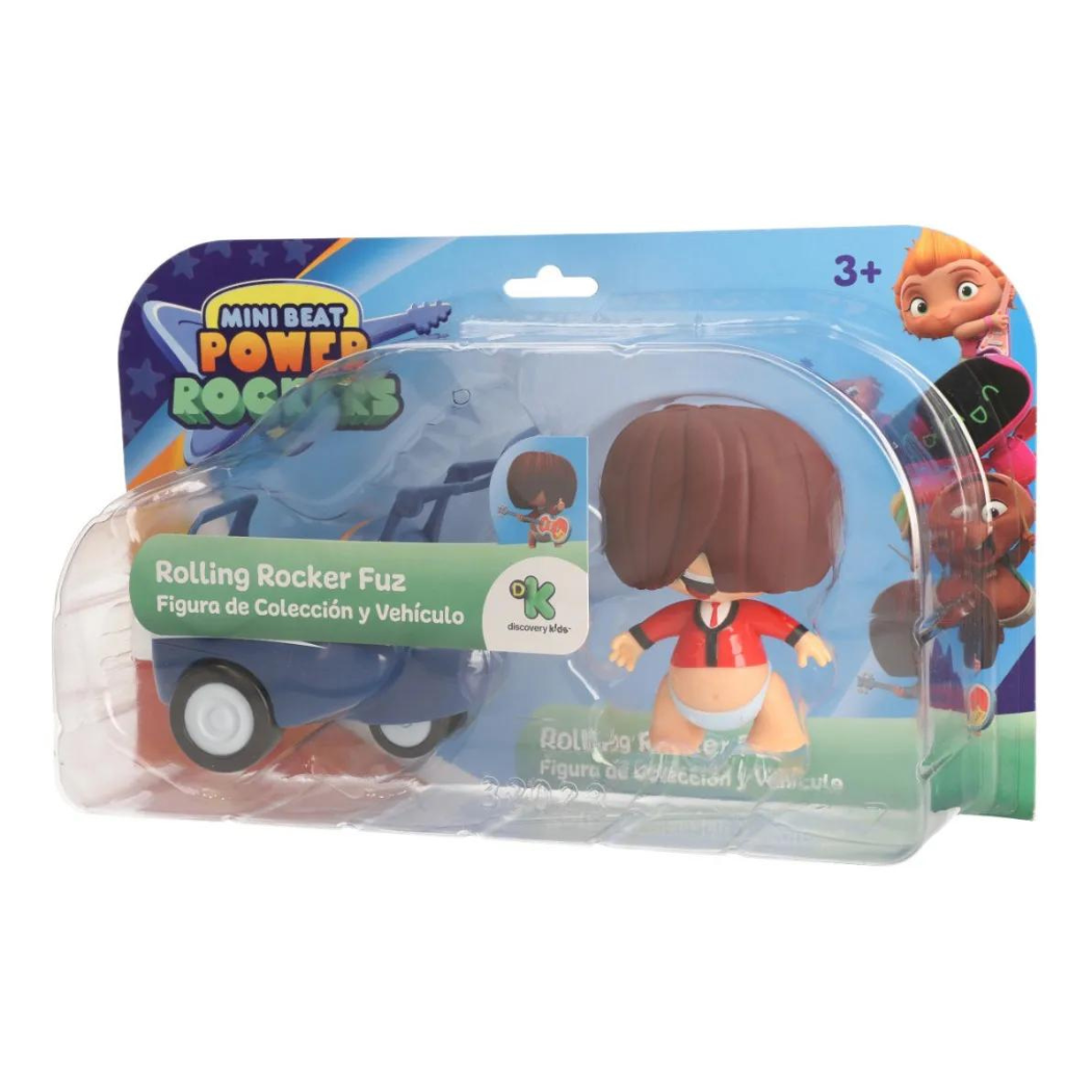 Mini Beat Power Rockers Rolling Rocker Fuz figura de coleccion y vehiculo