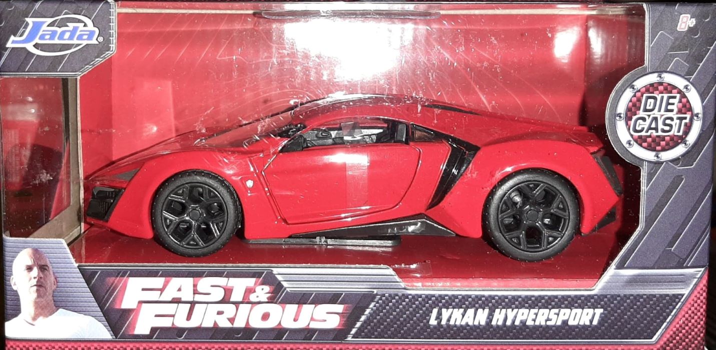 Lykan Hypersport Rápido Y Furioso 1:32 Jada Colección