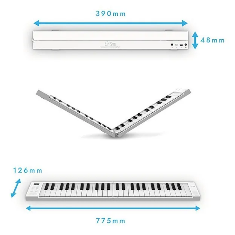 Teclado Plegable Digital 49 Teclas Carry-on Folding Piano 49