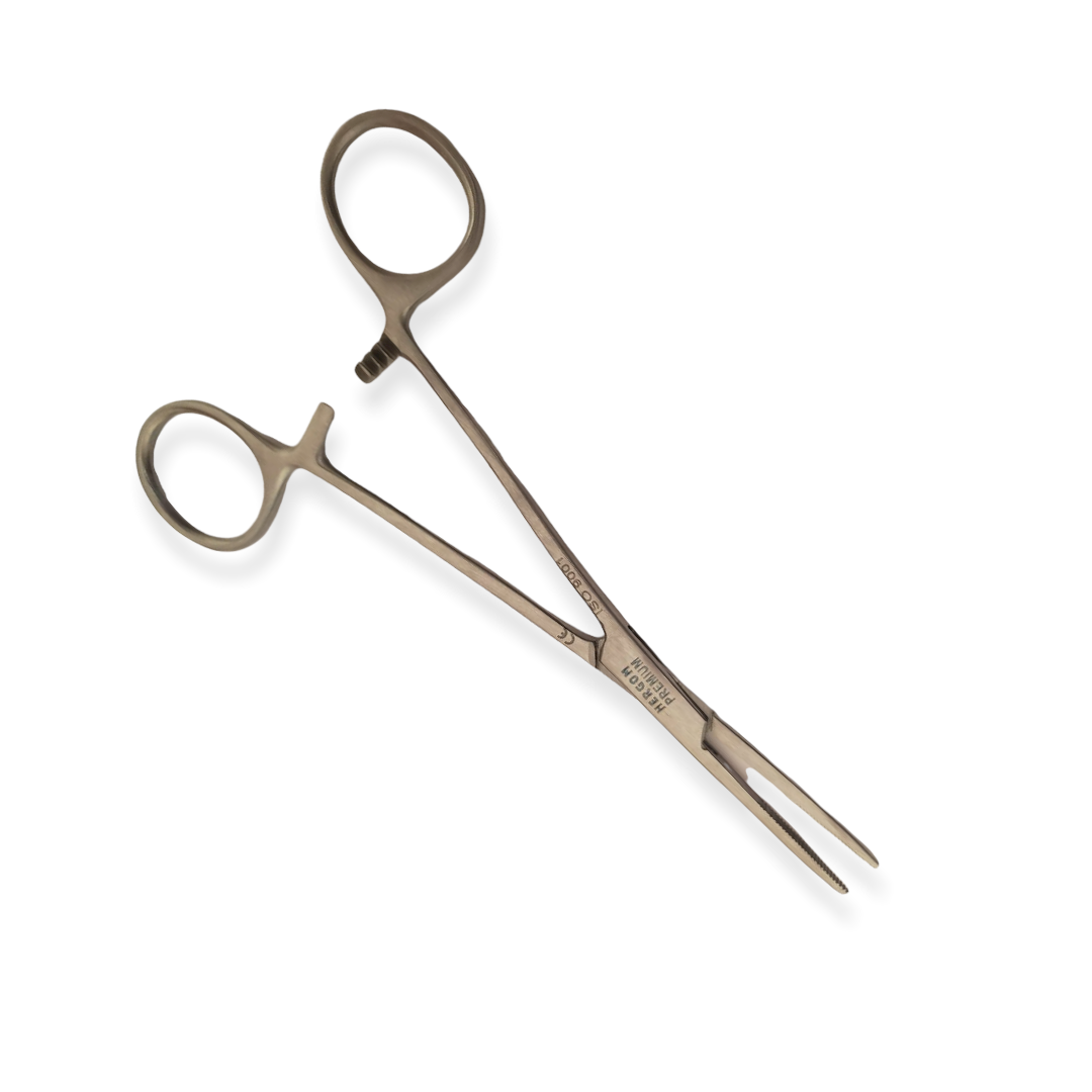 Pinza Kelly recta 14 cm, Hergom Premium