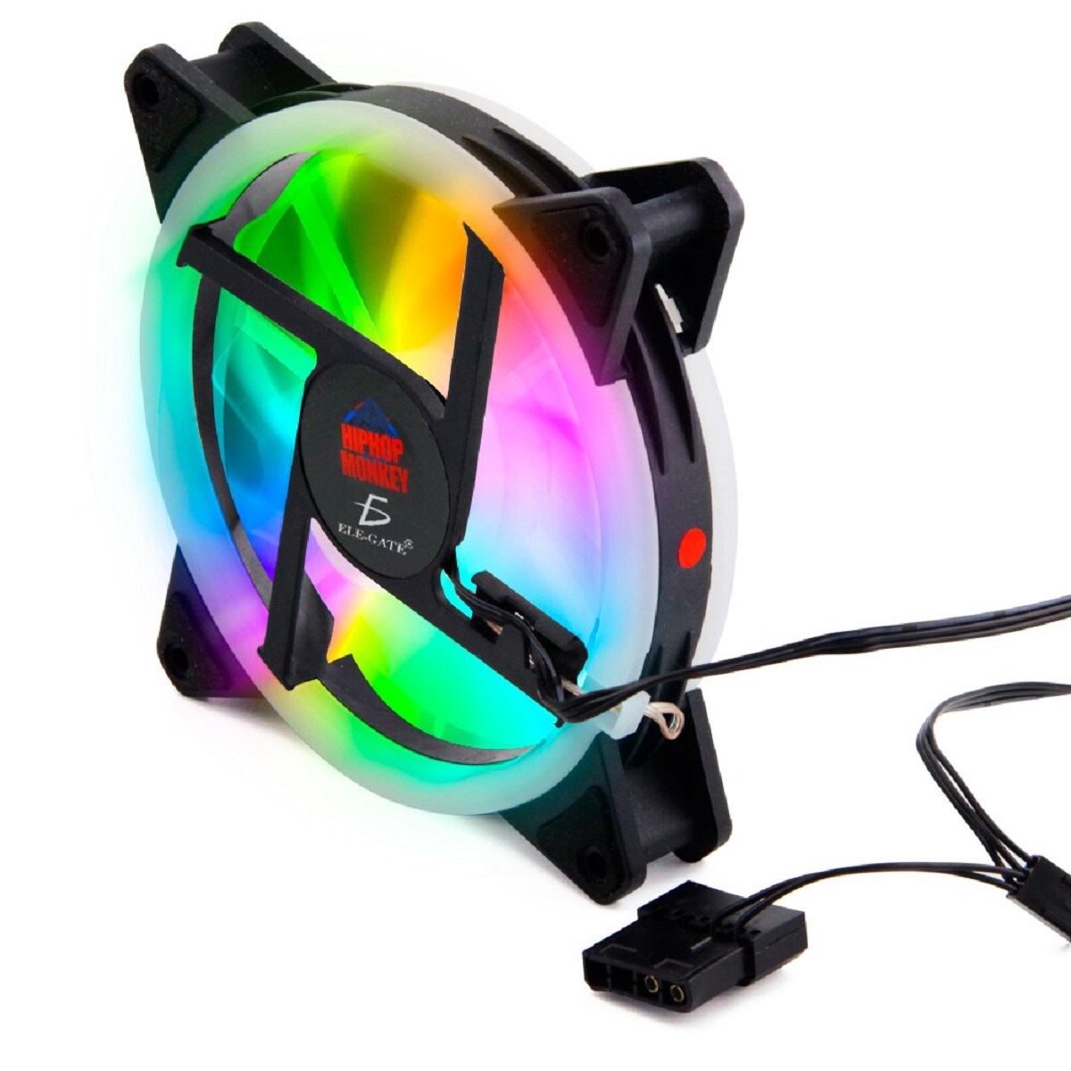 3 Ventiladores Gamer Para Cpu Con Luz LED RGB.