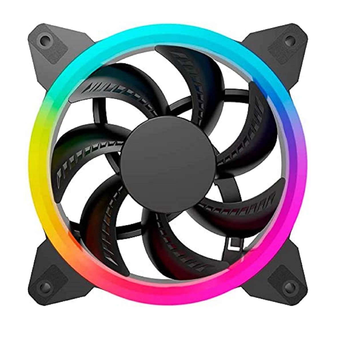 3 Ventiladores Gamer Para Cpu Con Luz LED RGB.
