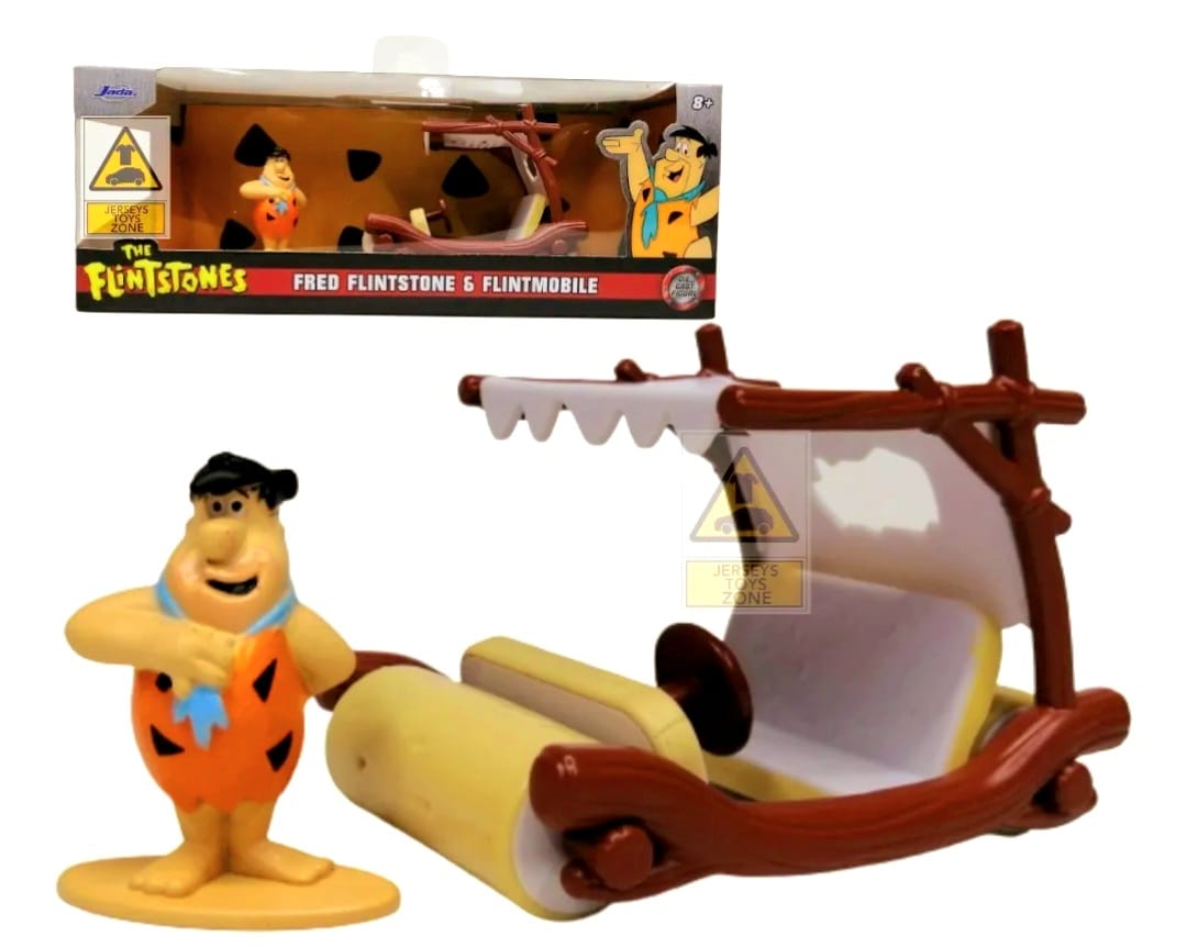 Pedro Picapiedra & Troncomóvil 1:32 Jada Colección 