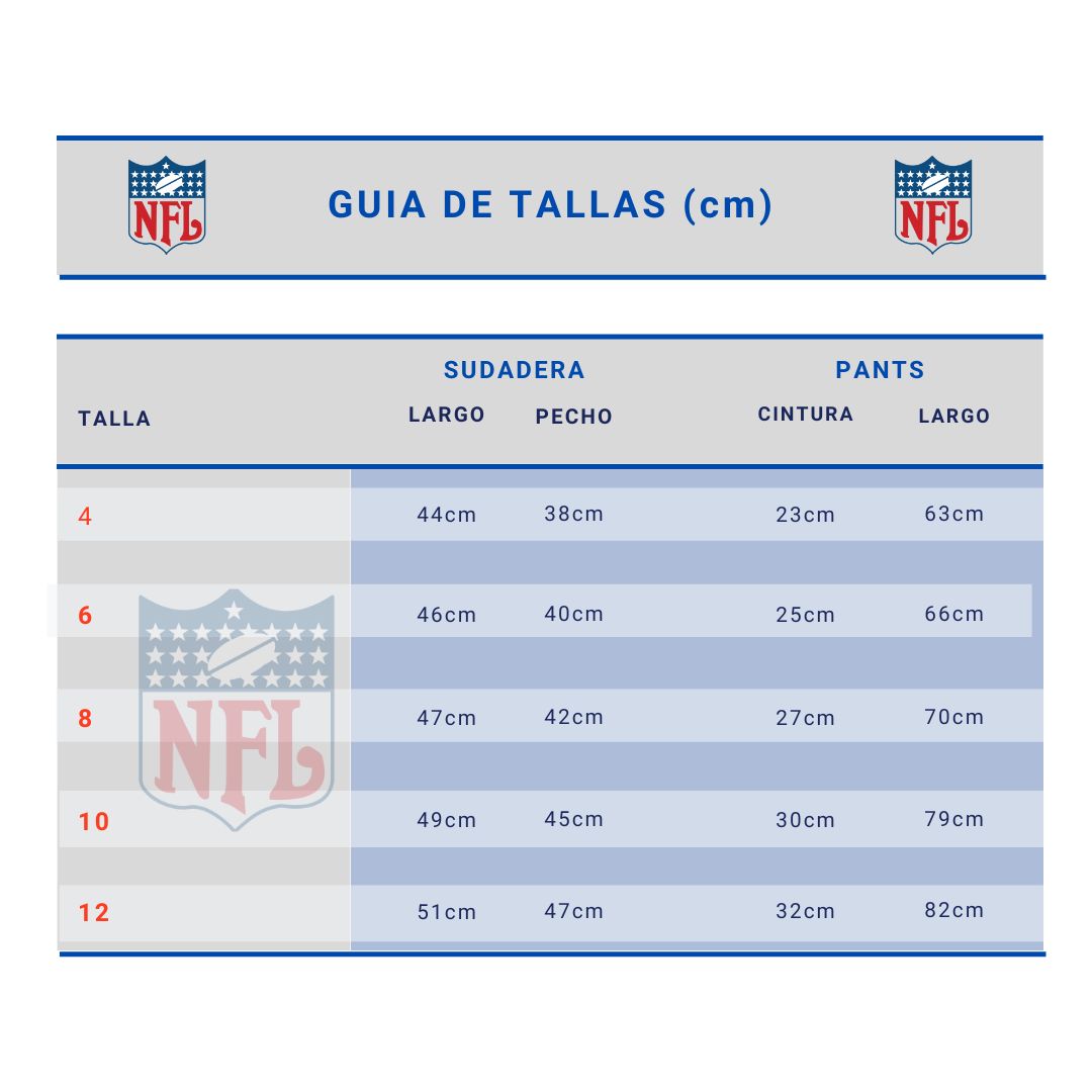 Conjunto Deportivo Para Niño Kansas City Chiefs Marca Nfl  100% Original