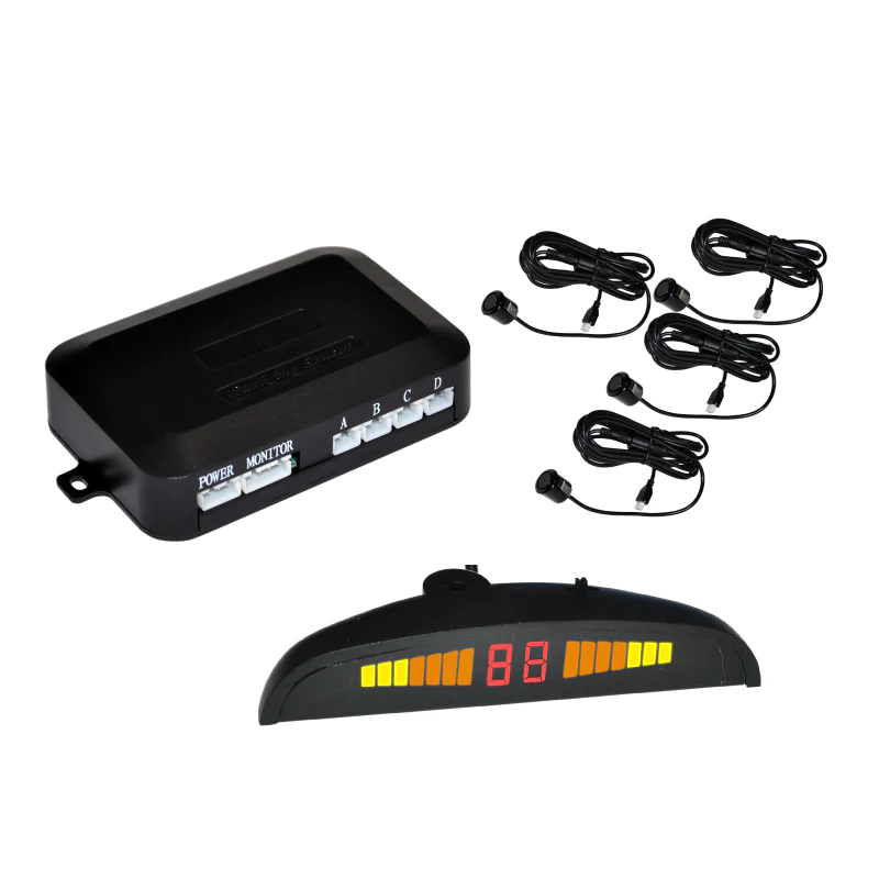 Kit De Camara Retrovisor para Auto con Luz Trasera Led para Indicar Frenado y Sensor de Movimiento / Master / KITSECURITYCAR