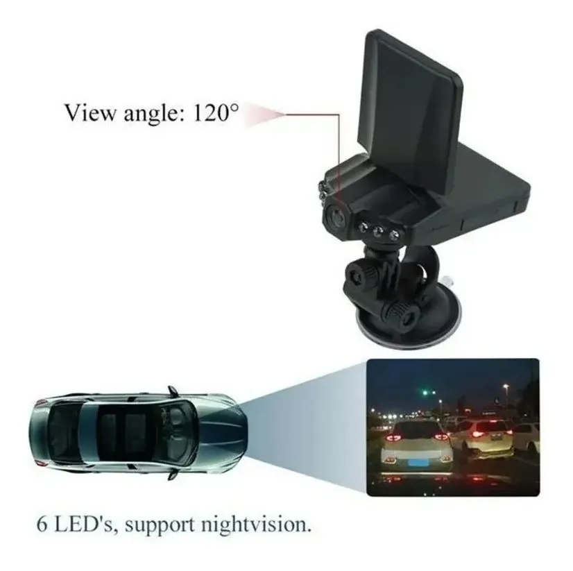 Kit De Camara Retrovisor para Auto con Luz Trasera Led para Indicar Frenado y Sensor de Movimiento / Master / KITSECURITYCAR