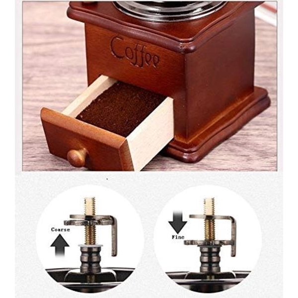 Molinillo de café manual, Estilo vintage.