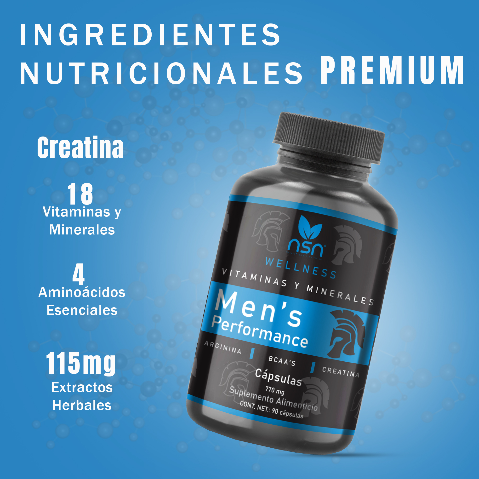 Vitaminas y Minerales para Hombres