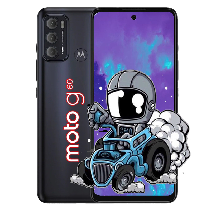 Celular Motorola Moto G60 Almacenamiento 128GB Ram 6GB Dual Sim - Negro 