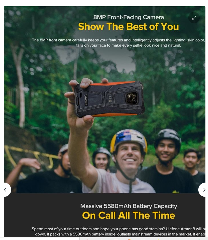 Ulefone Armor 8 Negro 4+64 Ip 68