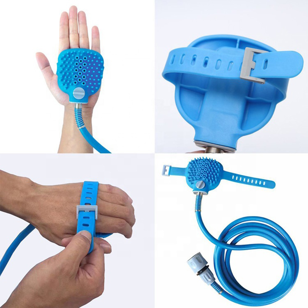 Manguera Con Cepillo, Regadera De Mano Para El Baño De Mascotas Innovapets