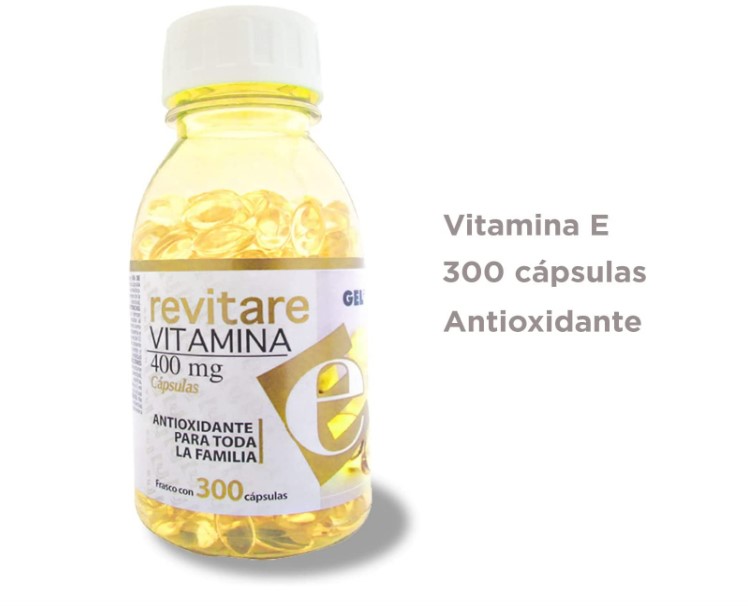 Revitare Vitamina E Con 300 Cápsulas 400 mg
