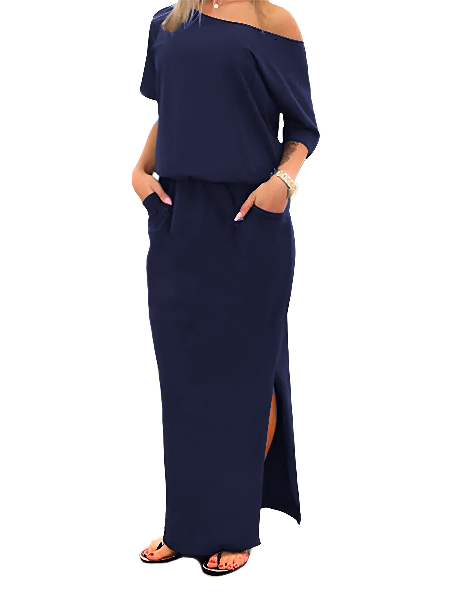 Vestido largo campesina Xally