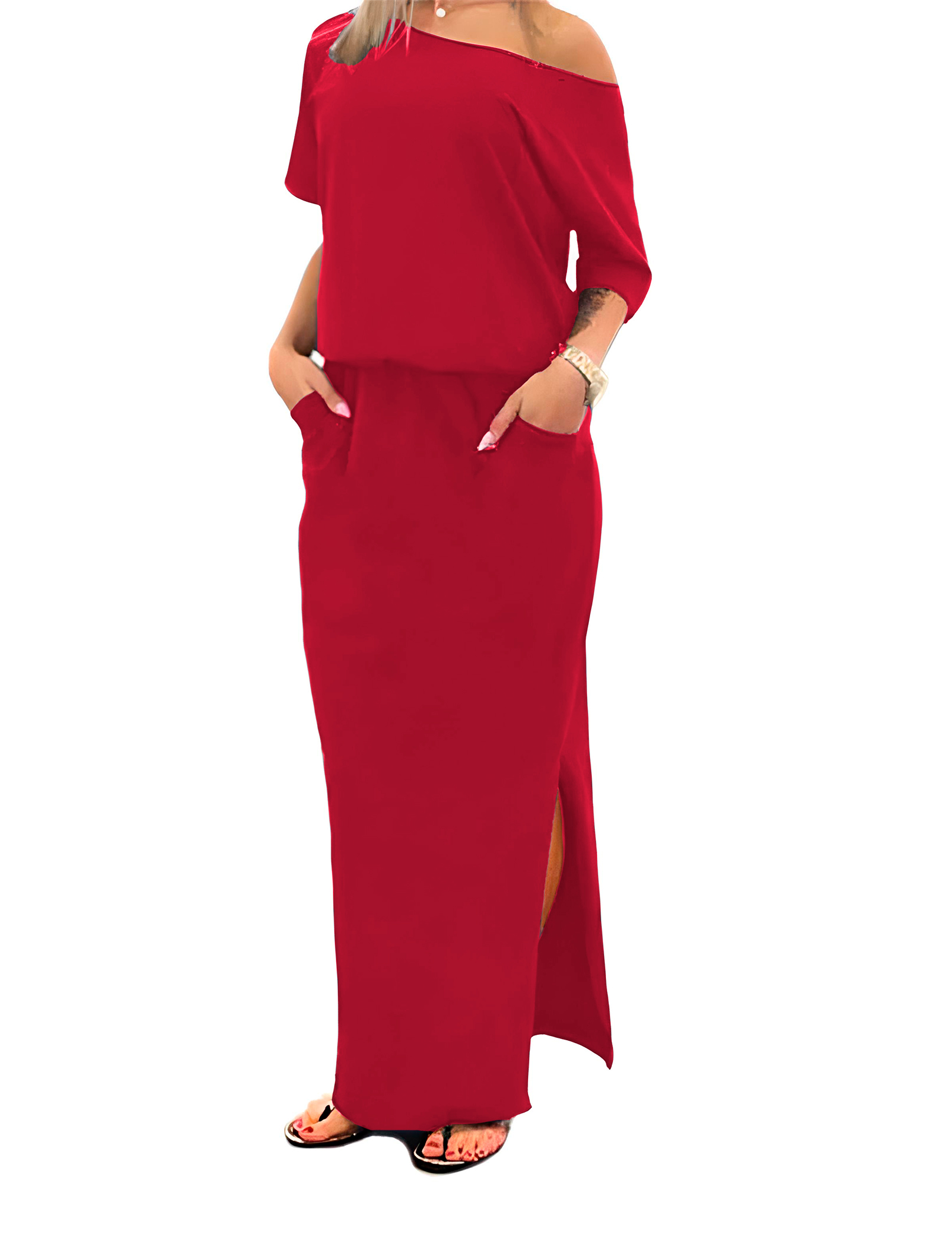 Vestido largo campesina Xally