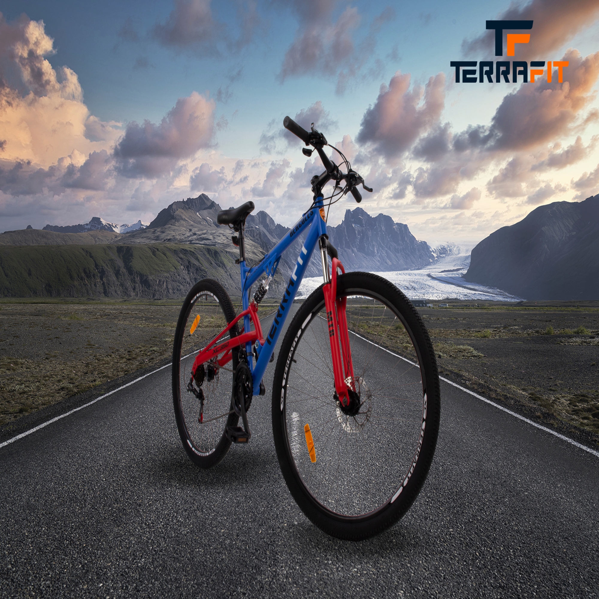 Bicicleta Montaña Doble Suspensión Rodada 29 21 Vel Terrafit