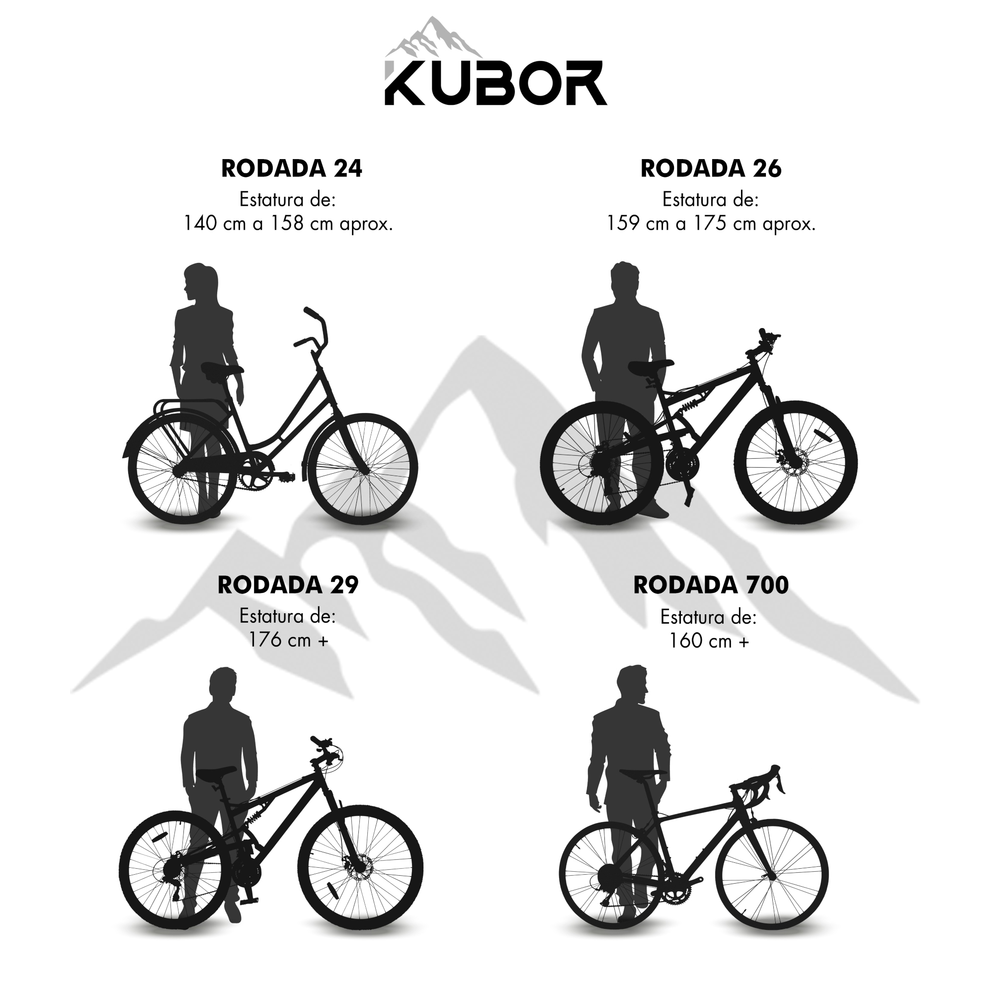 Bicicleta Hibrida Montaña Ruta Urbana R 700 Kubor Aluminio