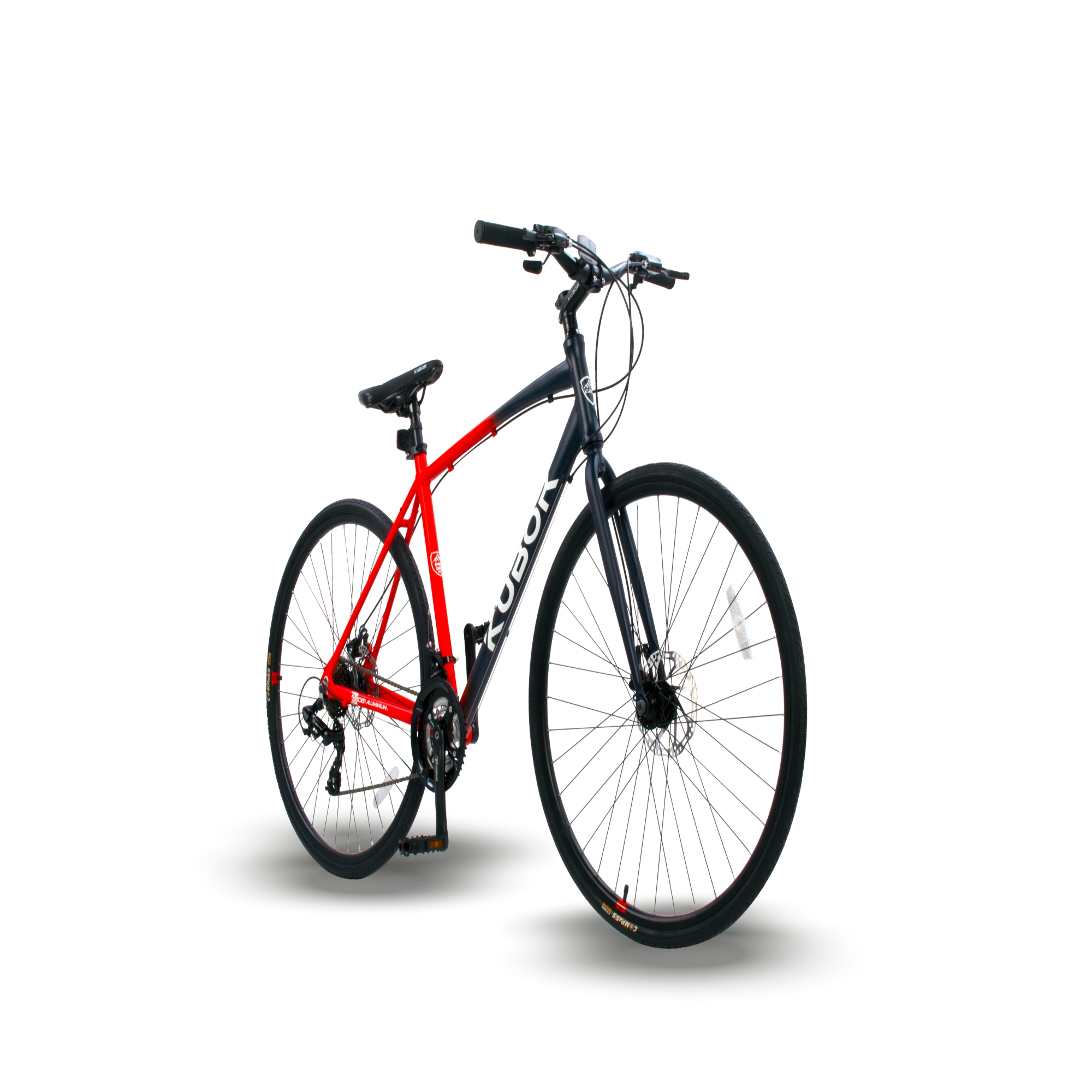 Bicicleta Hibrida Montaña Ruta Urbana R 700 Kubor Aluminio