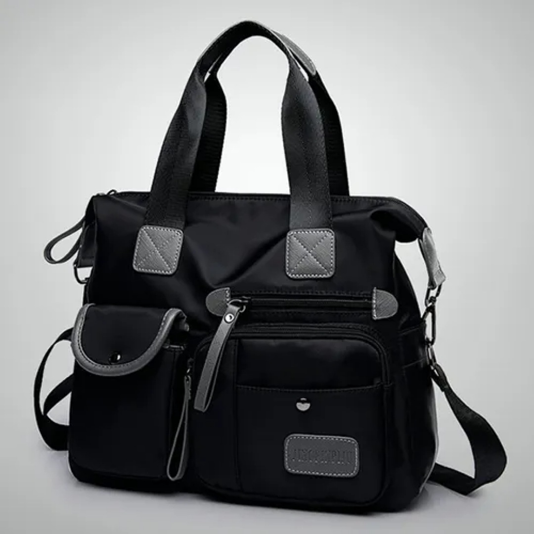 Bolso Bandolera Impermeable Con Bolsillos Para Mujer