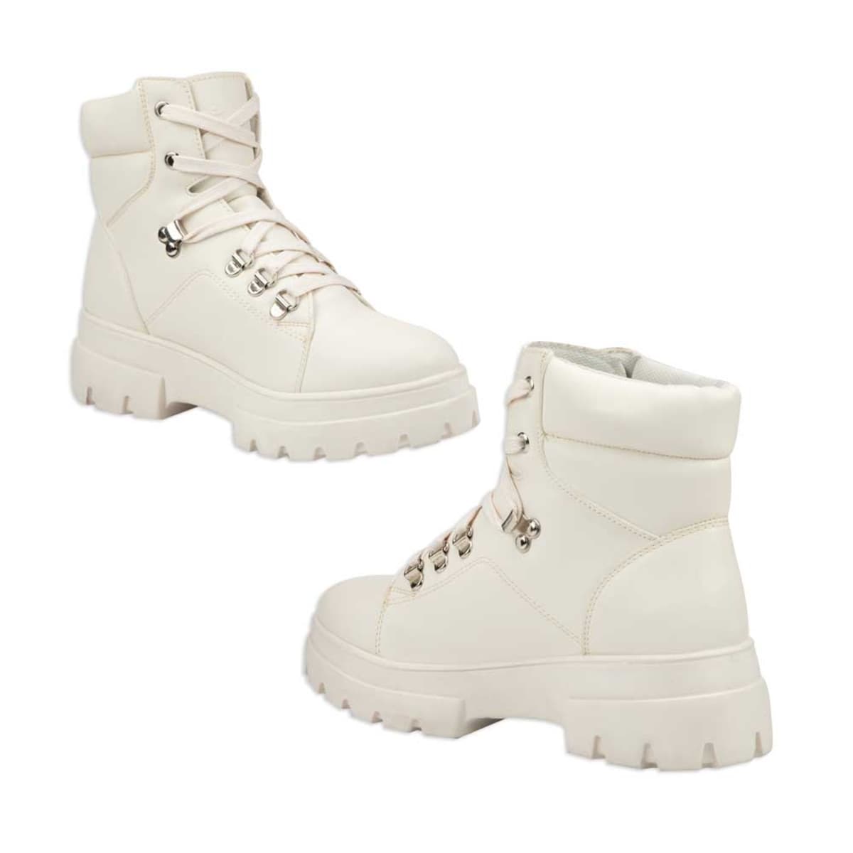 Bota Militar Hpc Polo color Beige para Mujer 5332 1010803