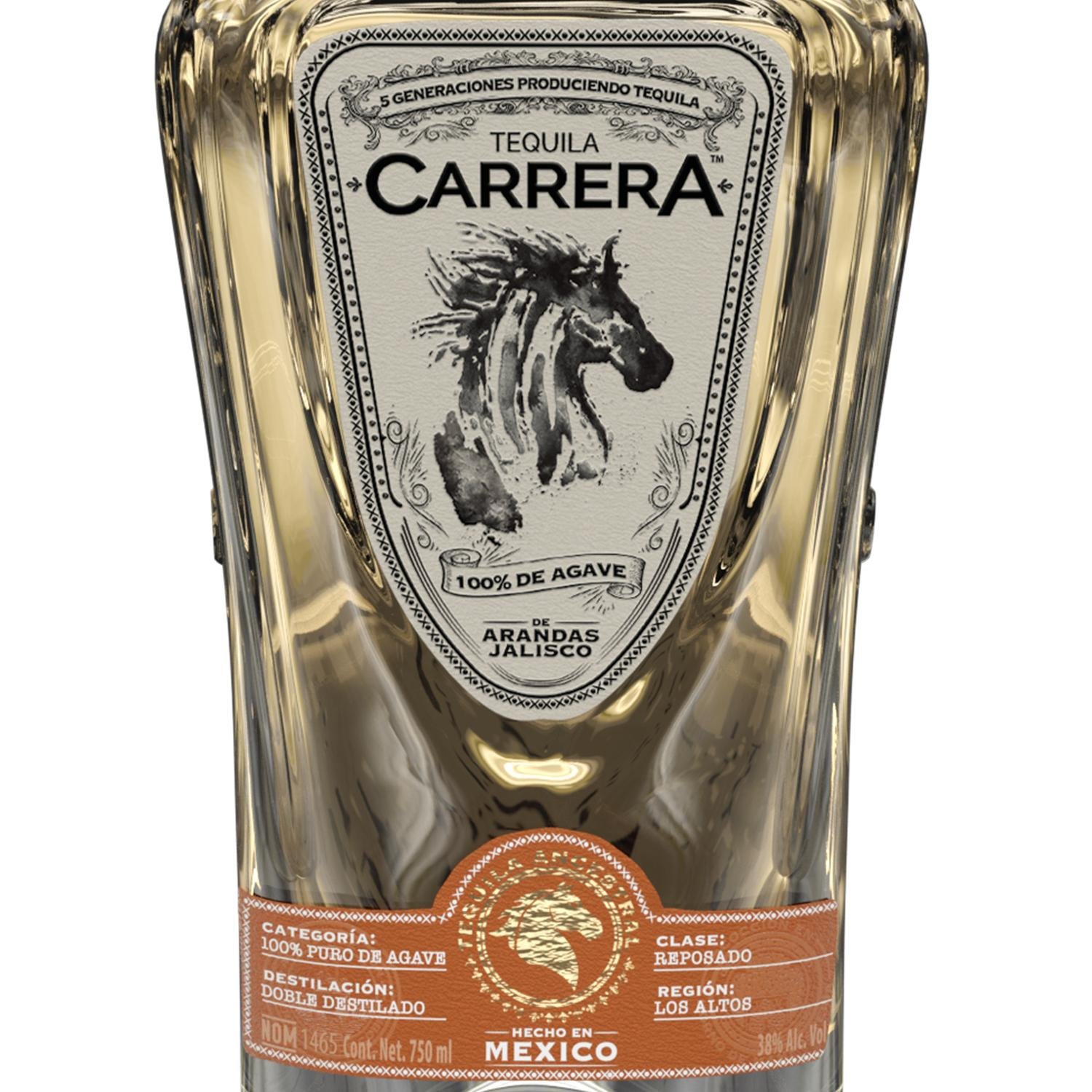 Caja de 6 Tequila Carrera Reposado 750 ml
