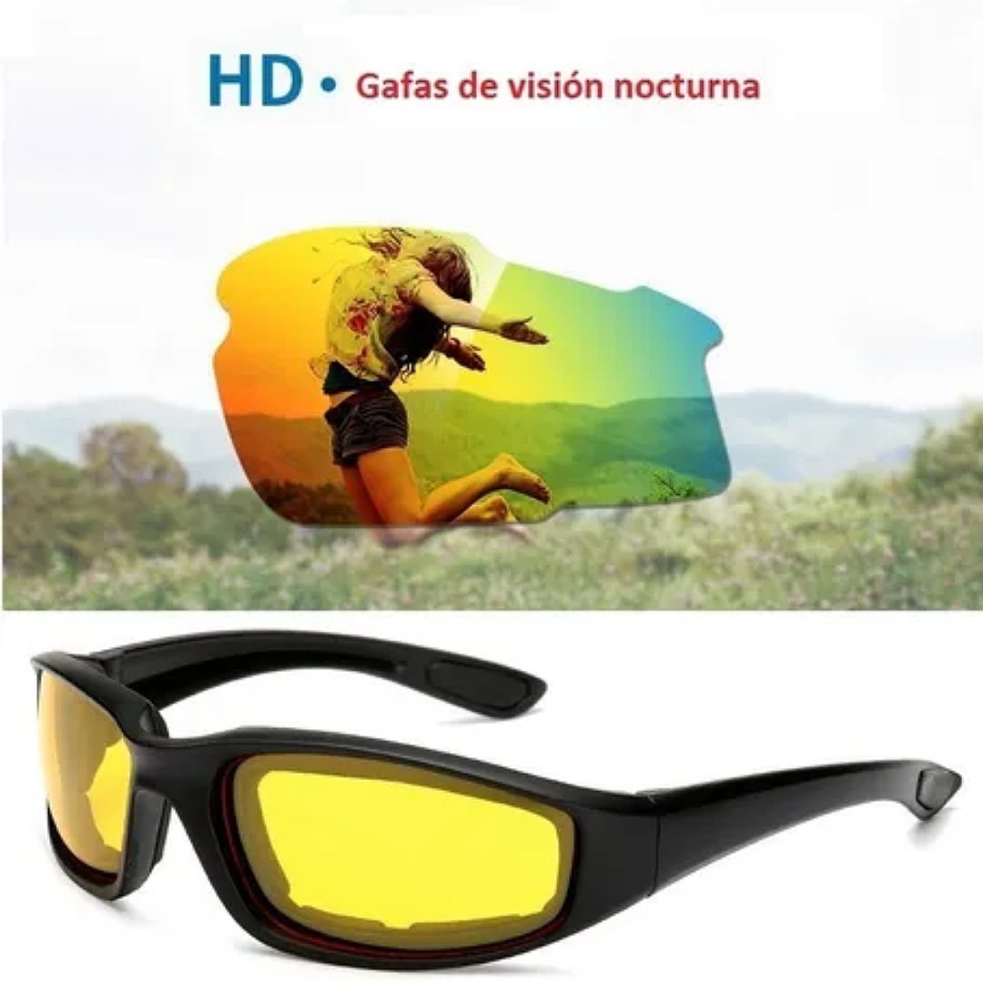 Gafas Tácticas Militares Motocicleta X7 Lentes 4mic