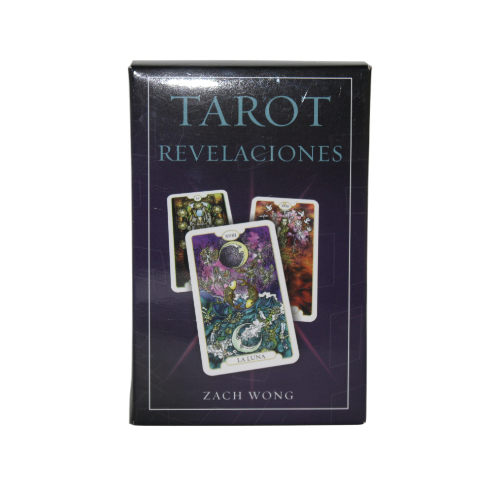 Tarot Revelaciones De Zach Wong Editorial Tomo + Bolso