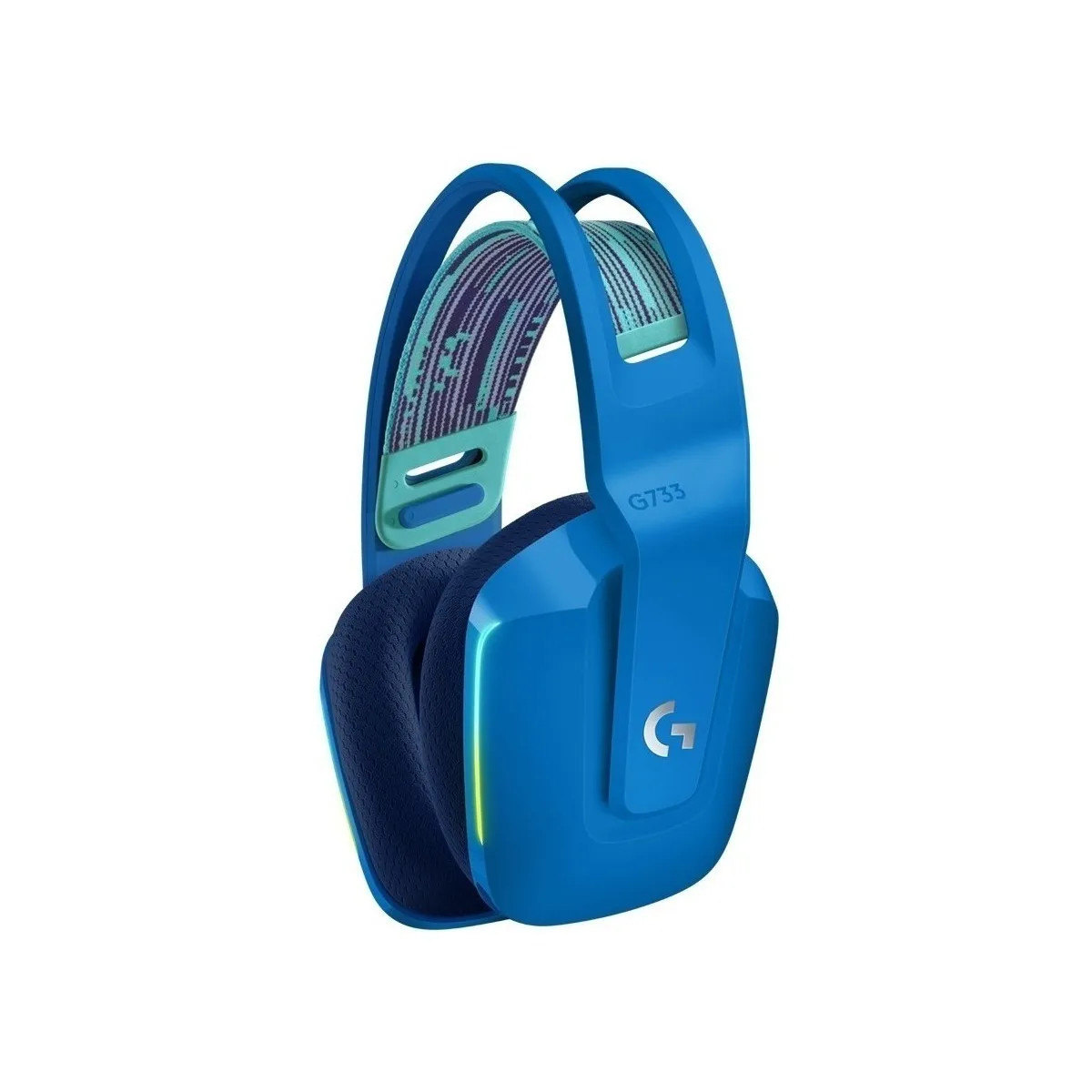Audífonos Gamer Inalámbricos Logitech G Series G733 Azul Con Indicadores Led