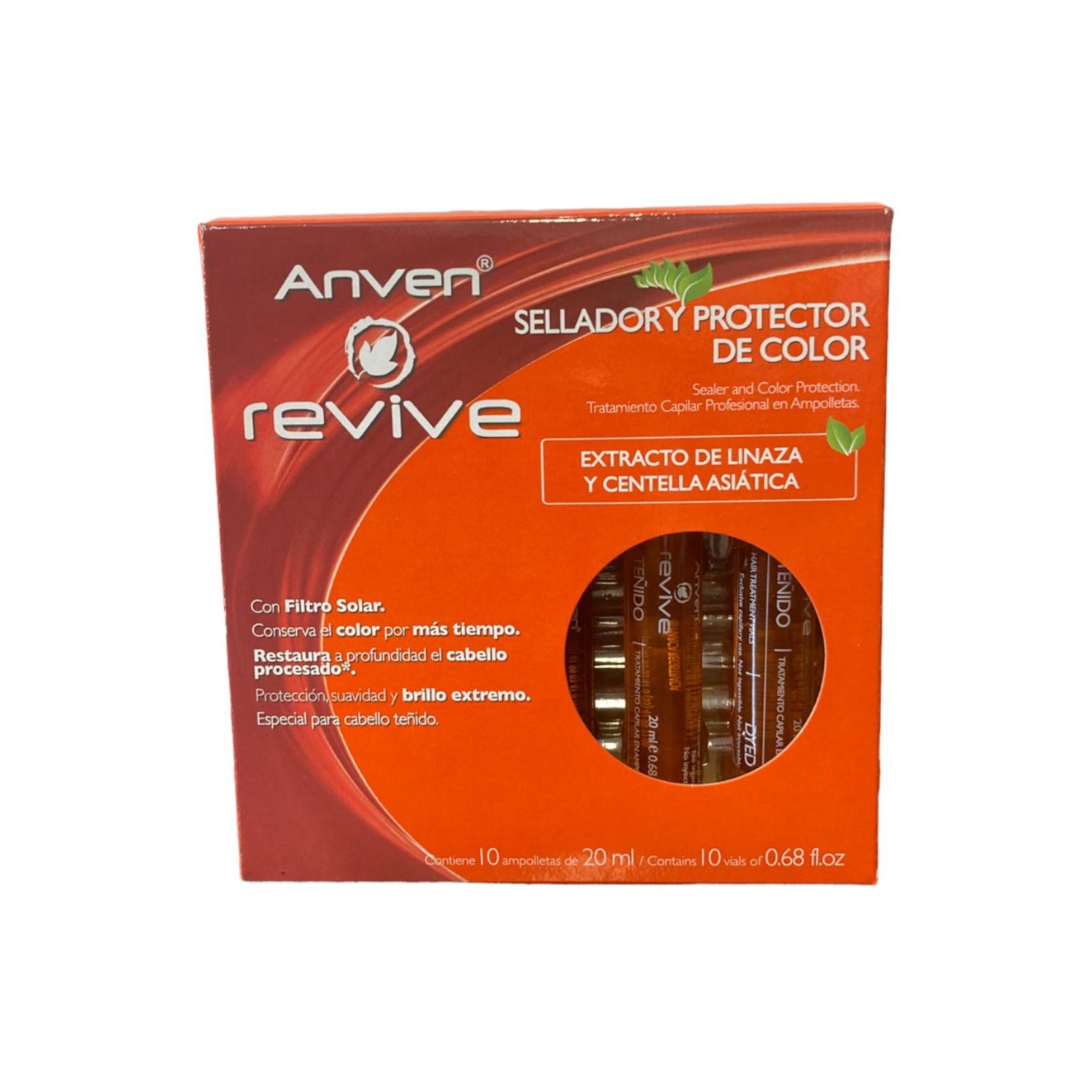 Anven amp sellador y protector color 10*20ml
