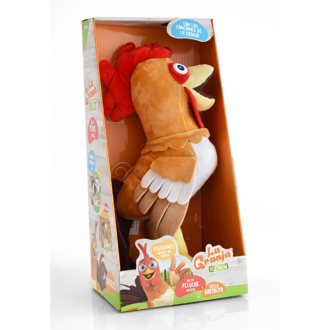 Bartolito Peluche Musical 30 Cm La Granja De Zenon El Reino