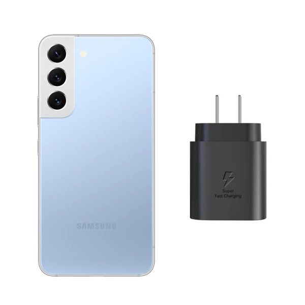 Samsung Galaxy S22 Plus 128GB Sky Blue Snapdragon Nuevo + Cubo carga rapida
