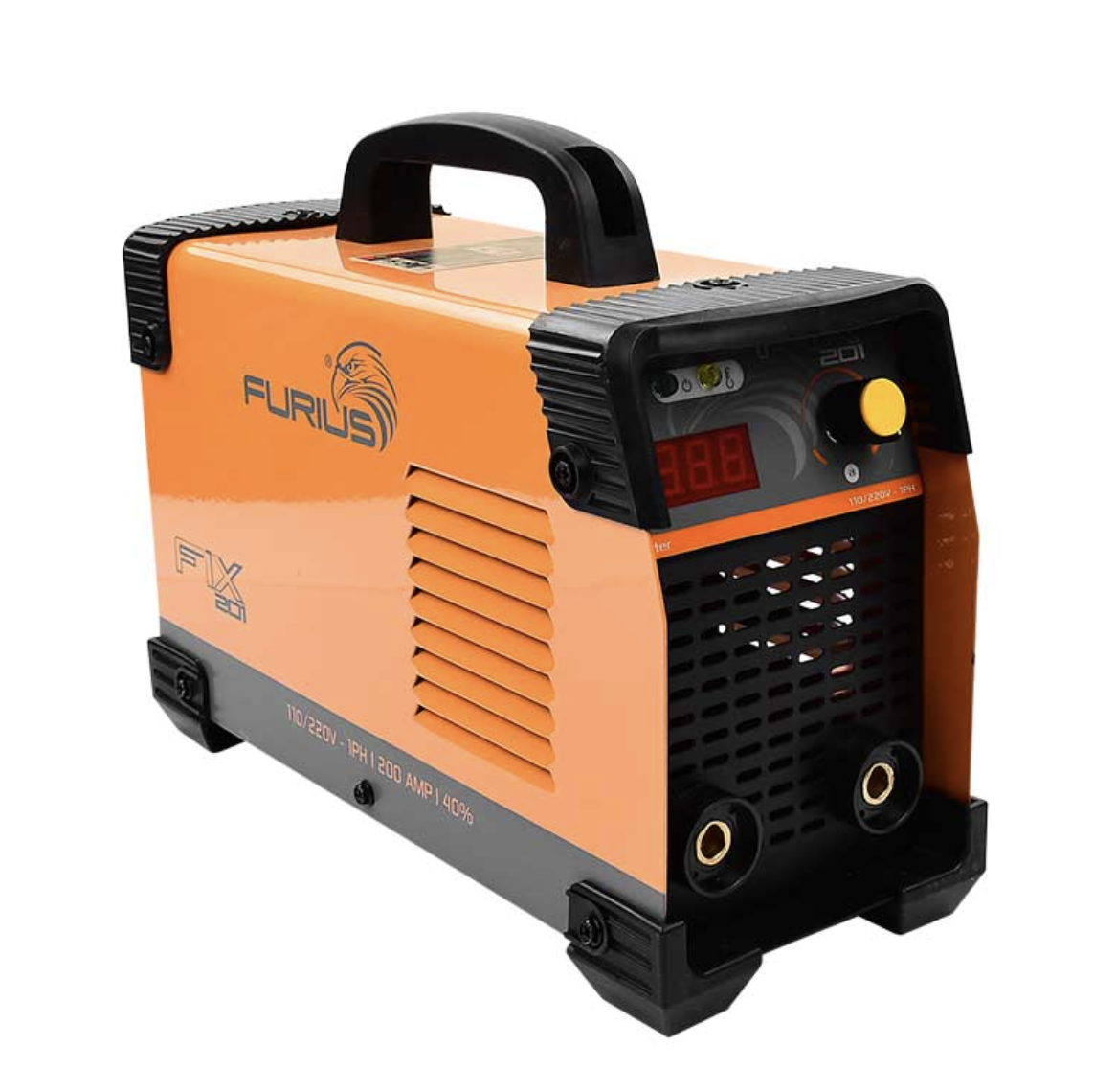 Soldadora Inverter Furius Fix 201 Amarilla Y Negra 50hz/60hz 110v/220v