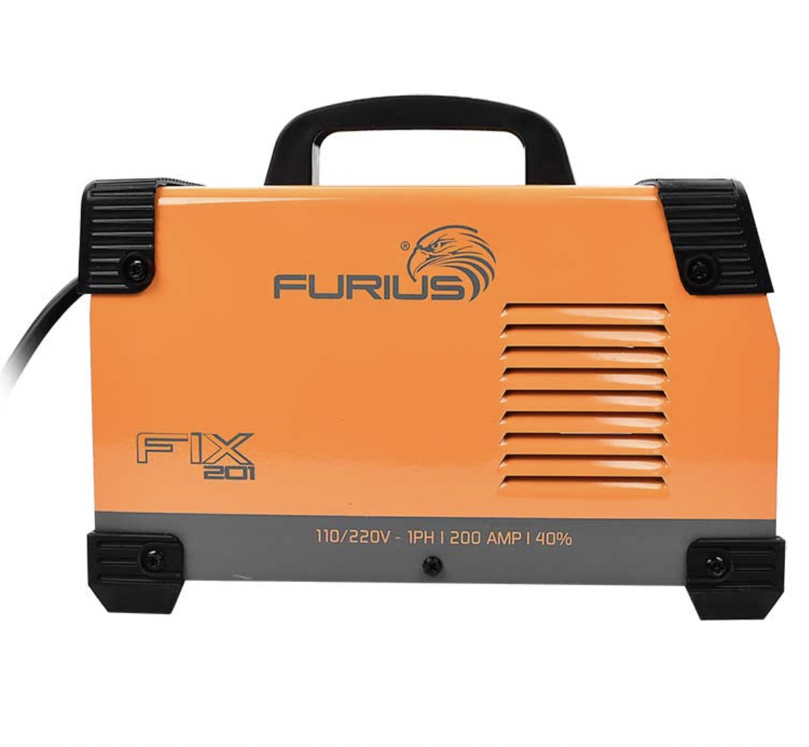 Soldadora Inverter Furius Fix 201 Amarilla Y Negra 50hz/60hz 110v/220v