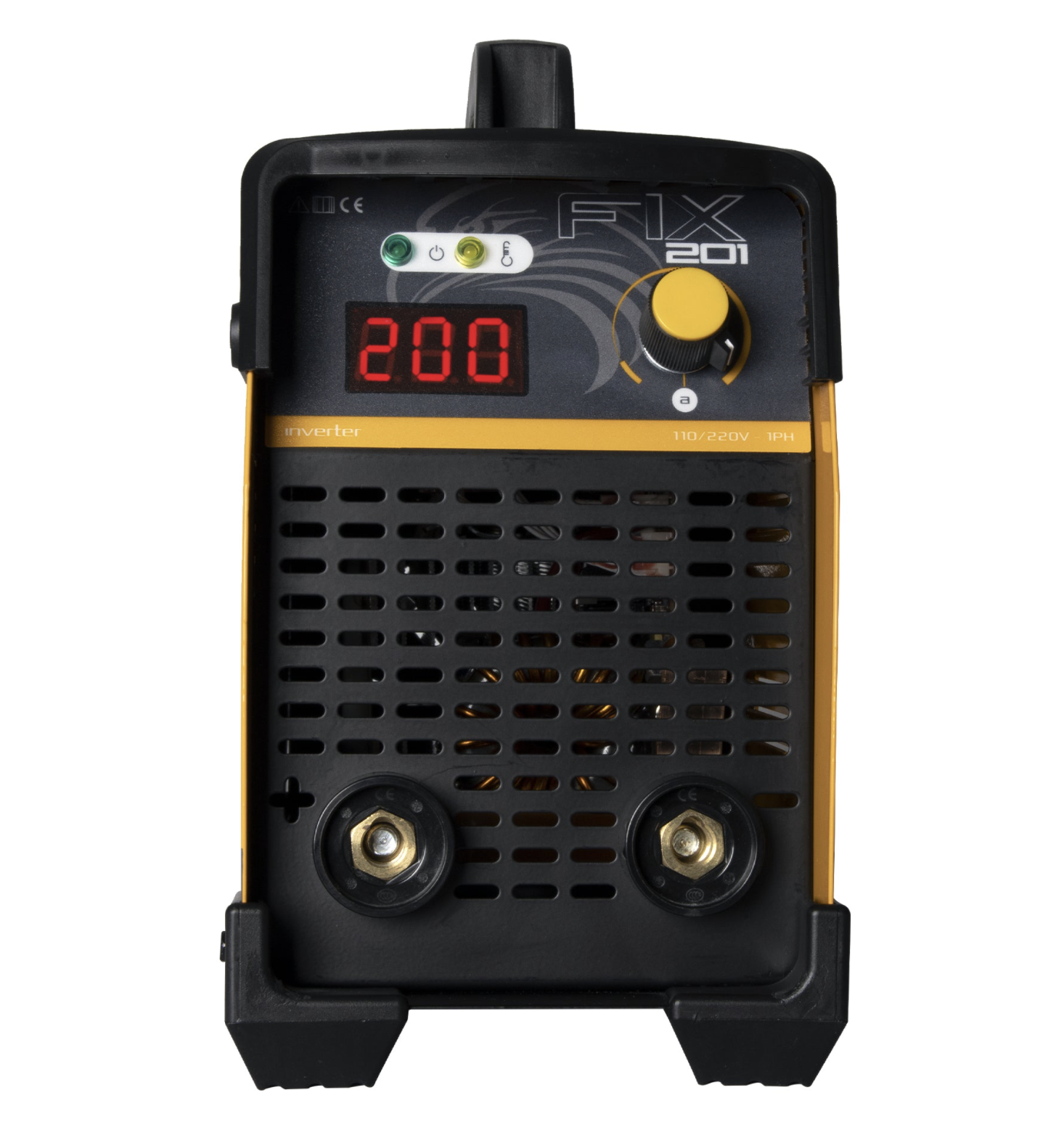 Soldadora Inverter Furius Fix 201 Amarilla Y Negra 50hz/60hz 110v/220v