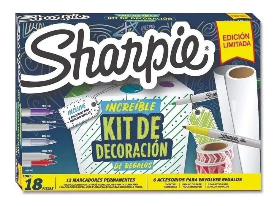 Marcador Sharpie Kit de Decoración de Regalos