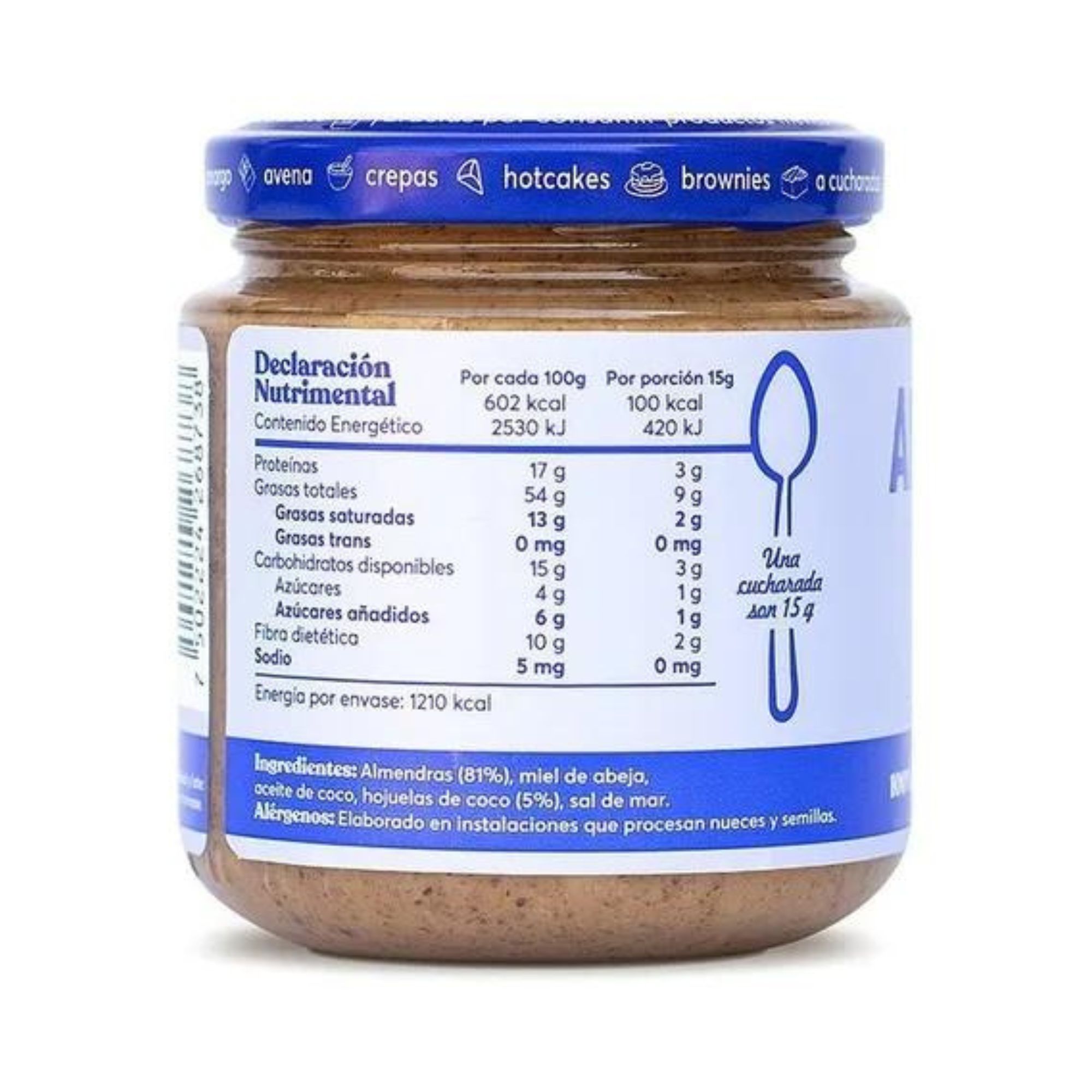 Almendrina Crema De Almendras 200g M De Maní Coco