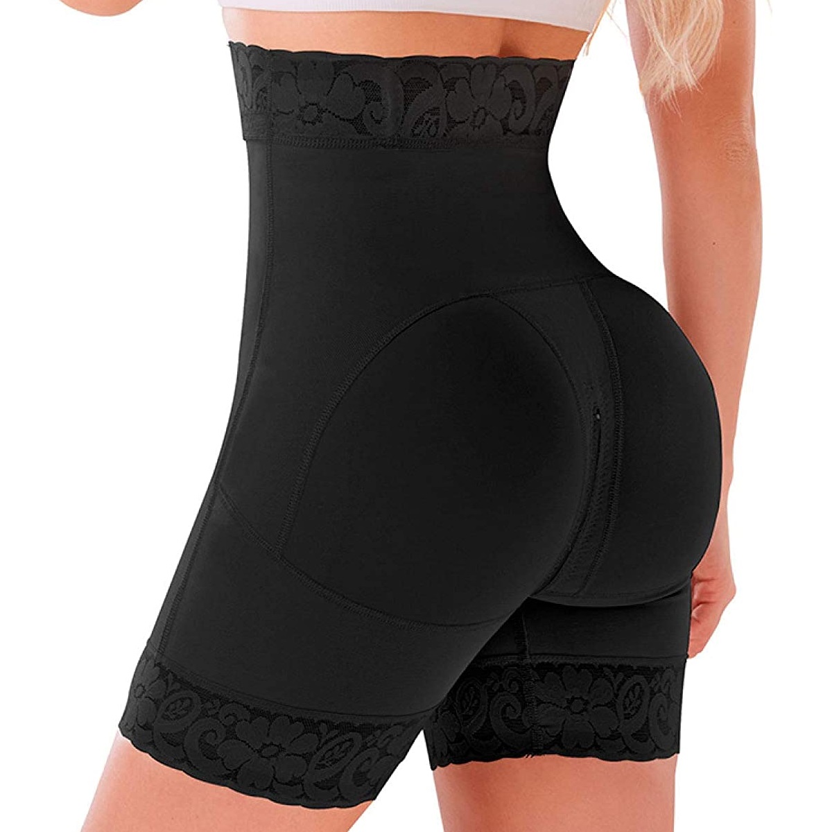 Panty Faja Short con Control Abdominal y Moldeadora, Fajas Colombianas Short Levanta Glúteos, Faja Colombiana Short Realce Natural