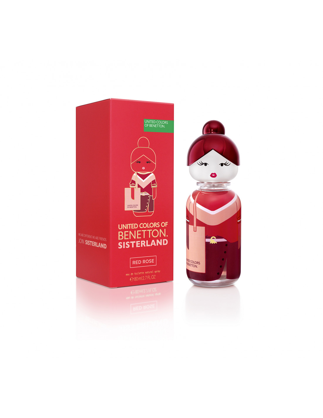 Perfume Benetton Sisterland Red Rose Agua de tocador 80ml Dama