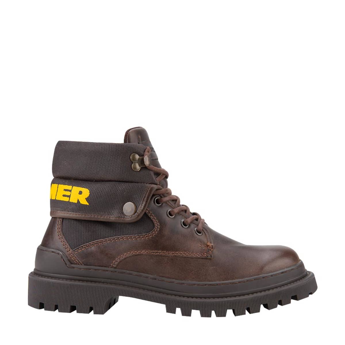 Bota casual Hummer color café para hombre, mod. 1035637
