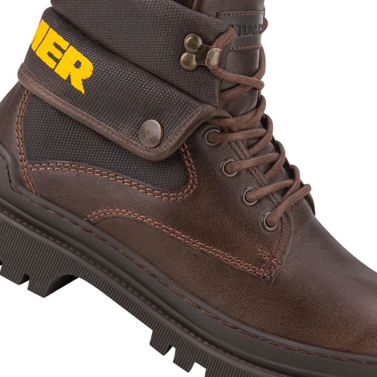 Bota casual Hummer color café para hombre, mod. 1035637