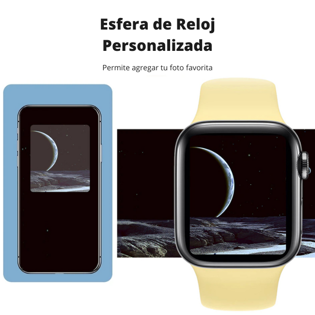Reloj Inteligente Smartwatch i7 Pro Max S7, Con funcion GPS,Frecuencia Cardiaca, Oxigenacion, Hombre Mujer