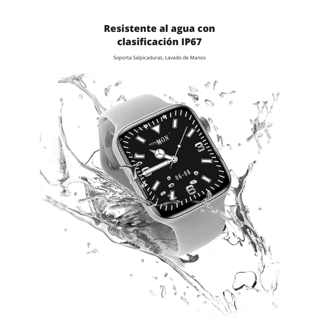 Reloj Inteligente Smartwatch i7 Pro Max S7, Con funcion GPS,Frecuencia Cardiaca, Oxigenacion, Hombre Mujer