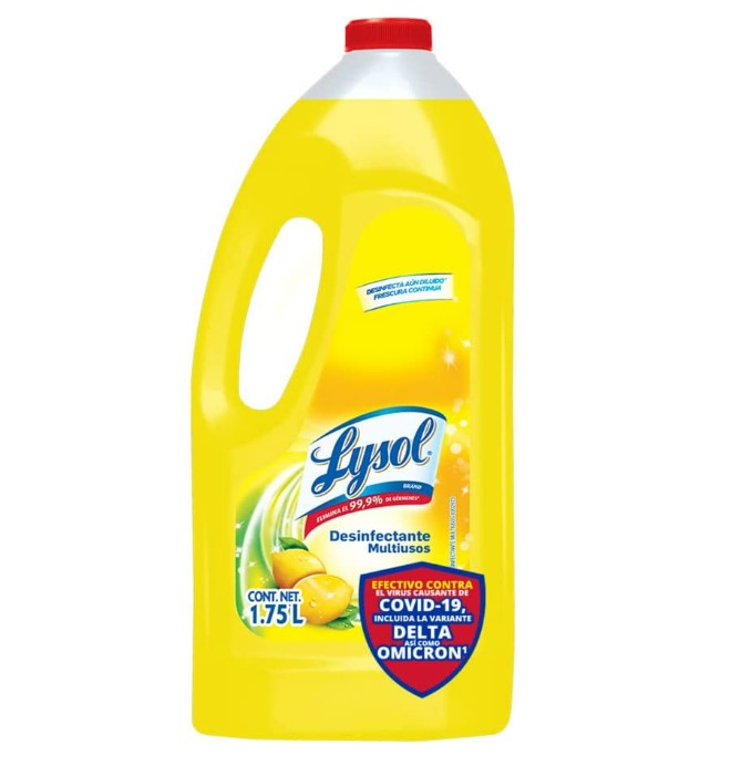 Lysol Limpiador Desinfectante Multiusos, Aroma Citrus 1.75L