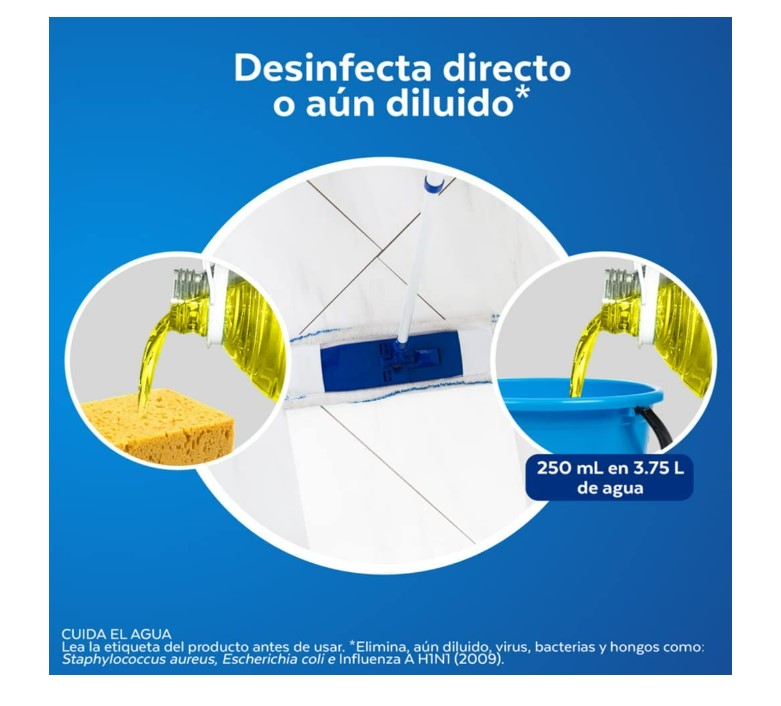 Lysol Limpiador Desinfectante Multiusos, Aroma Citrus 1.75L