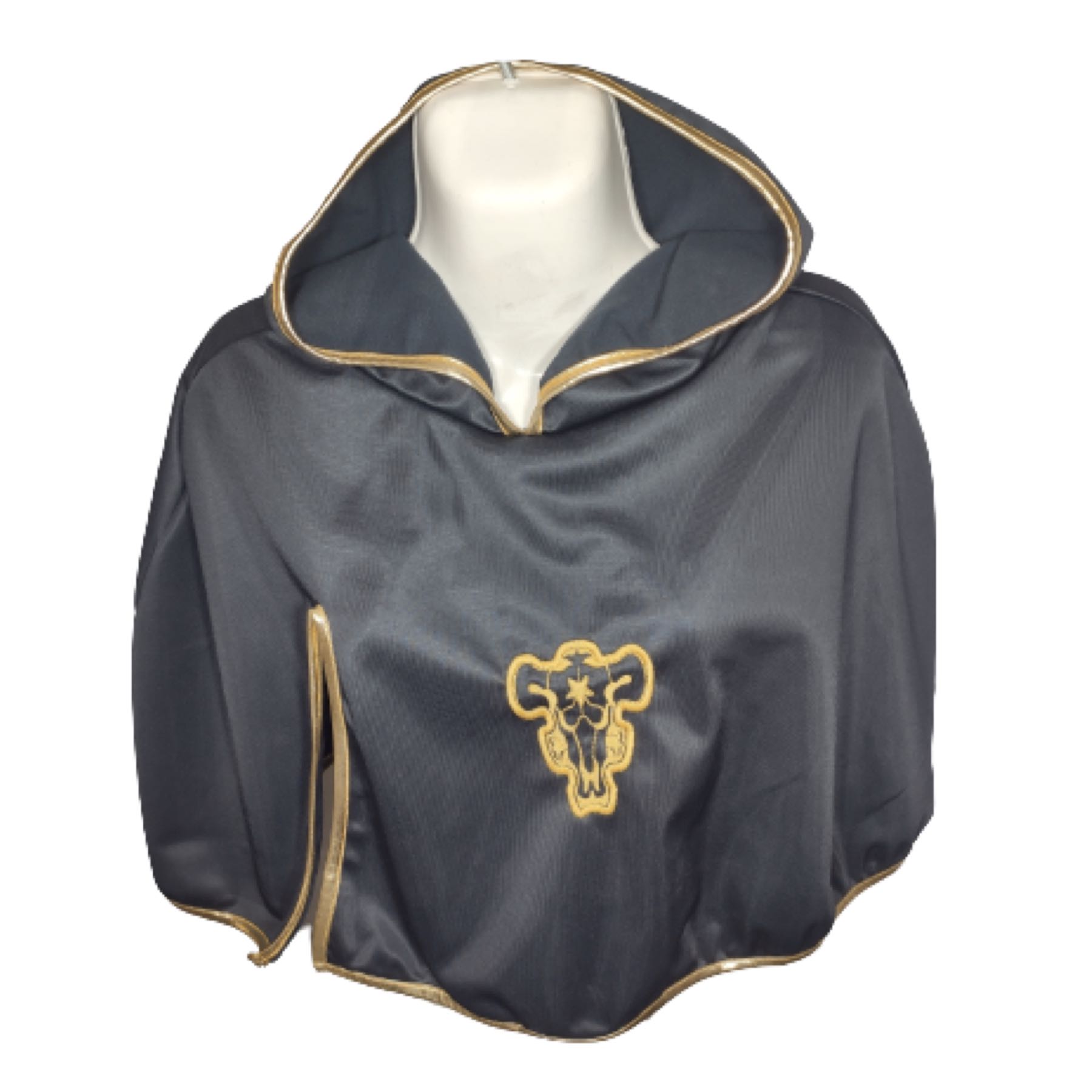 Capa Black Clover Black Bull Asta Toro Negro Bata Cosplay Kuro Disfraz Caballeros Reales Reino del Trébol