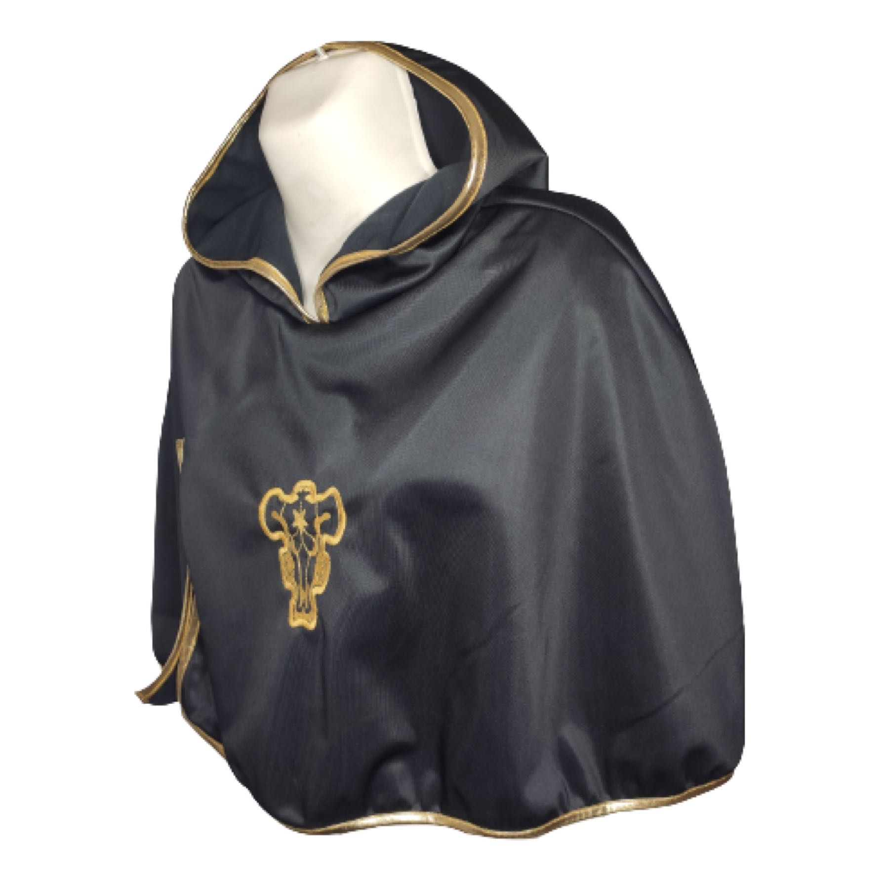Capa Black Clover Black Bull Asta Toro Negro Bata Cosplay Kuro Disfraz Caballeros Reales Reino del Trébol