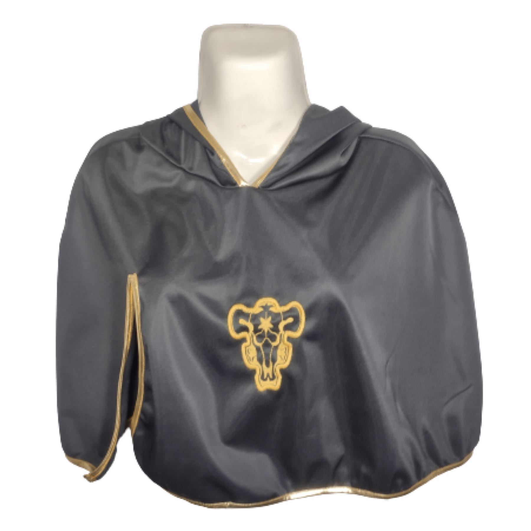 Capa Black Clover Black Bull Asta Toro Negro Bata Cosplay Kuro Disfraz Caballeros Reales Reino del Trébol