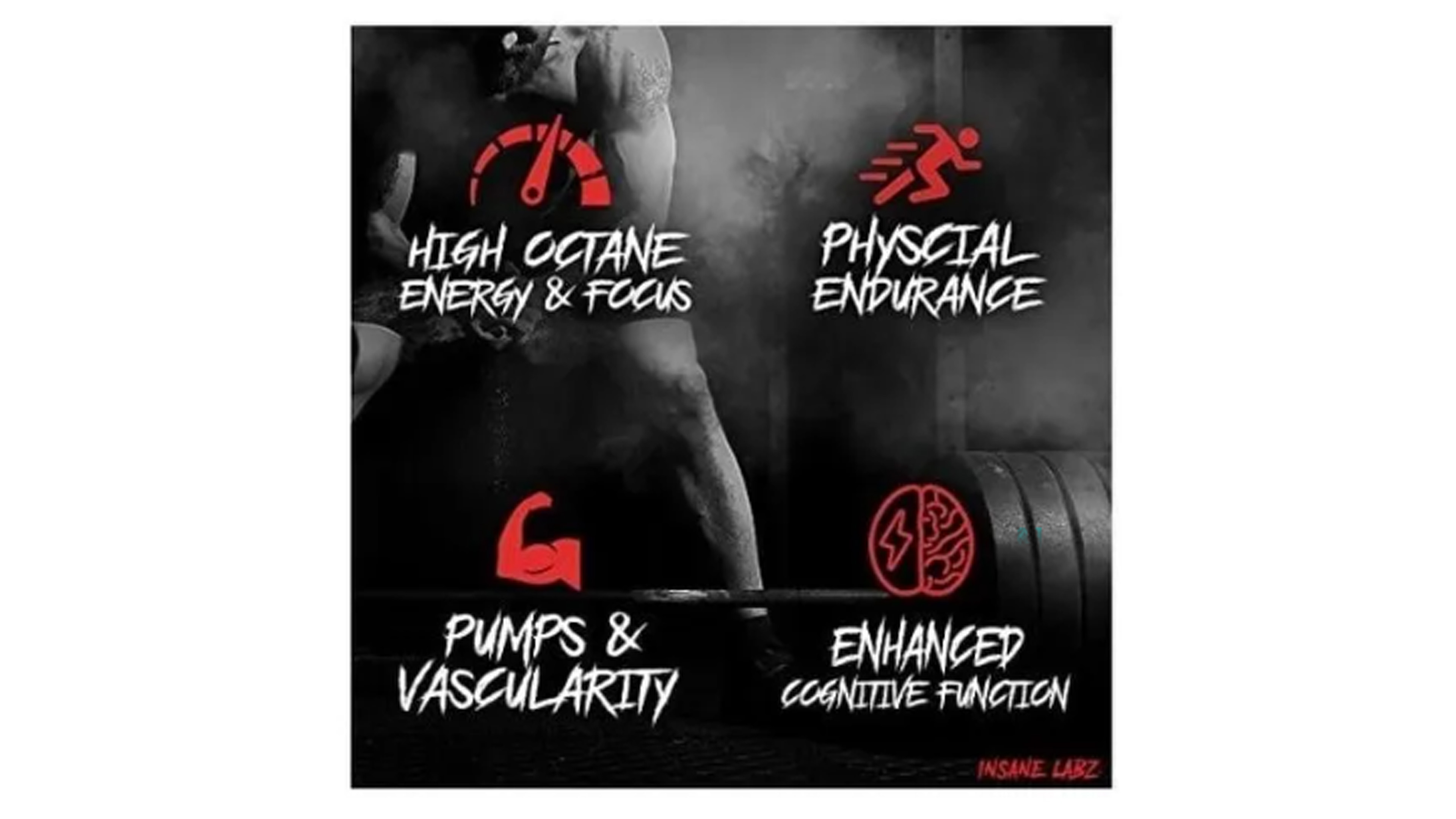 Pre Entreno Psychotic Insane Labz 35 Serv Energia Pre Entreno Uva 