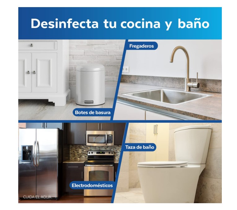 Lysol Desinfectante Antibacterial Spray 538 Gr Elimina el 99% de virus y bacterias