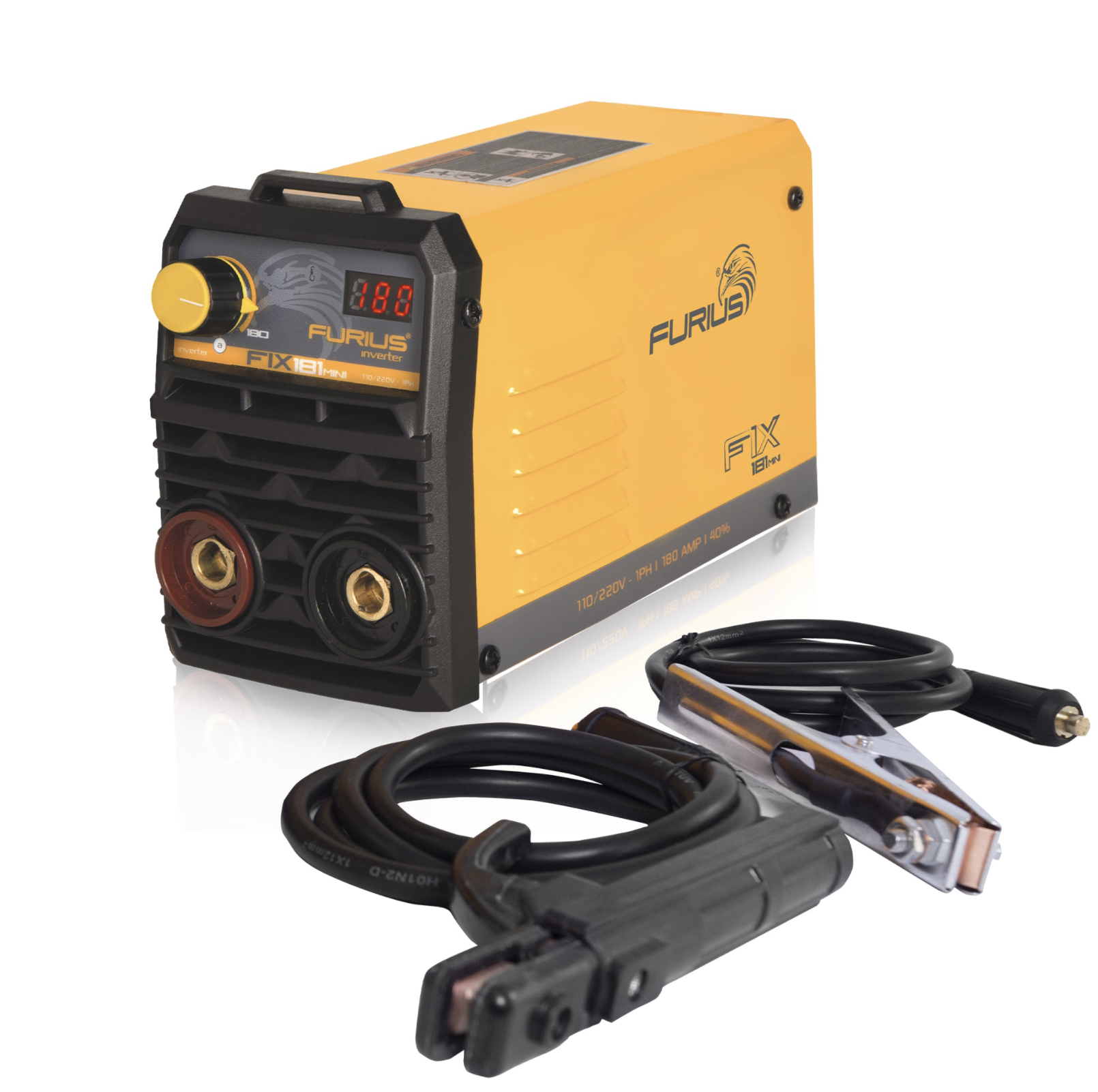 Soldadora inversor mini 180AMP 110/220V FIX 181 FURIUS 